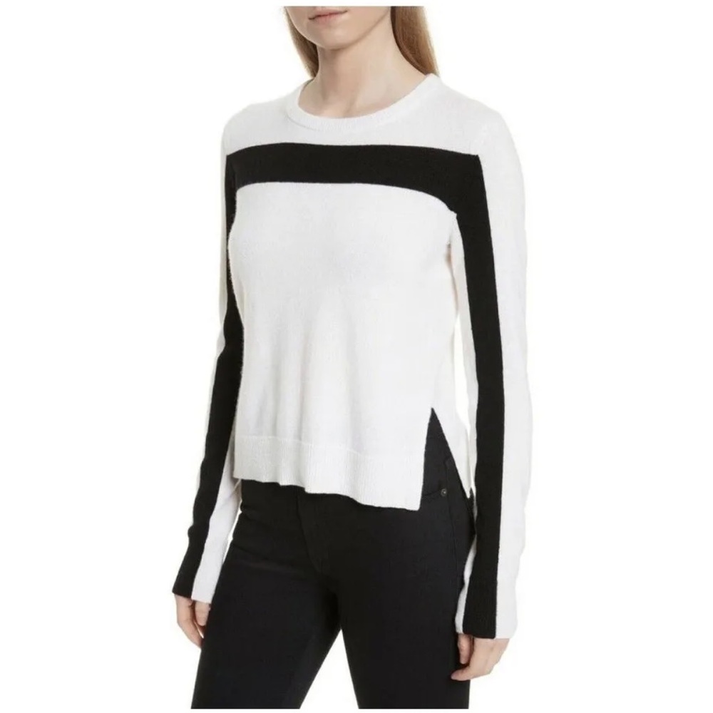 Equipment 100% Cashmere Stripe Sweater Size M
